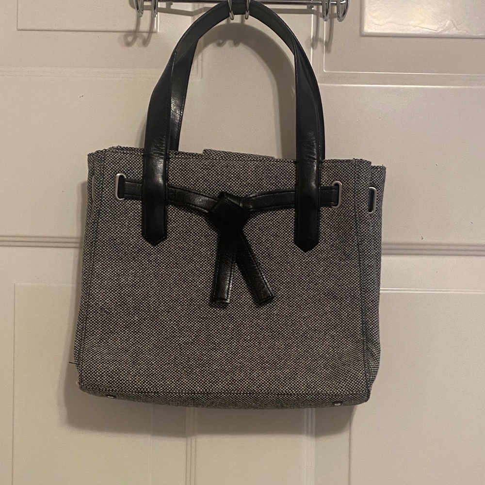 Chic Black and Gray Women's Tote Bag